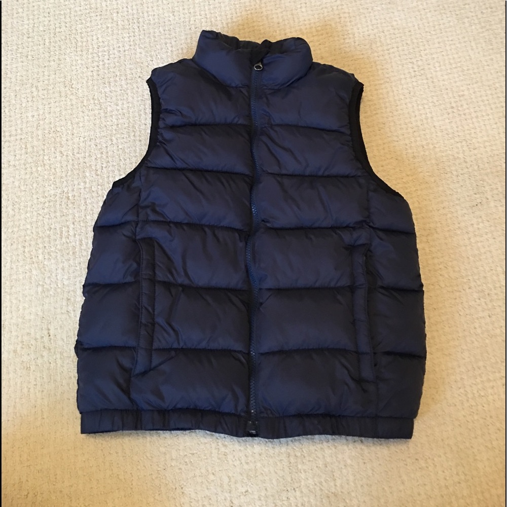 Gap Kids Puffer Vest in Navy Blue Size M